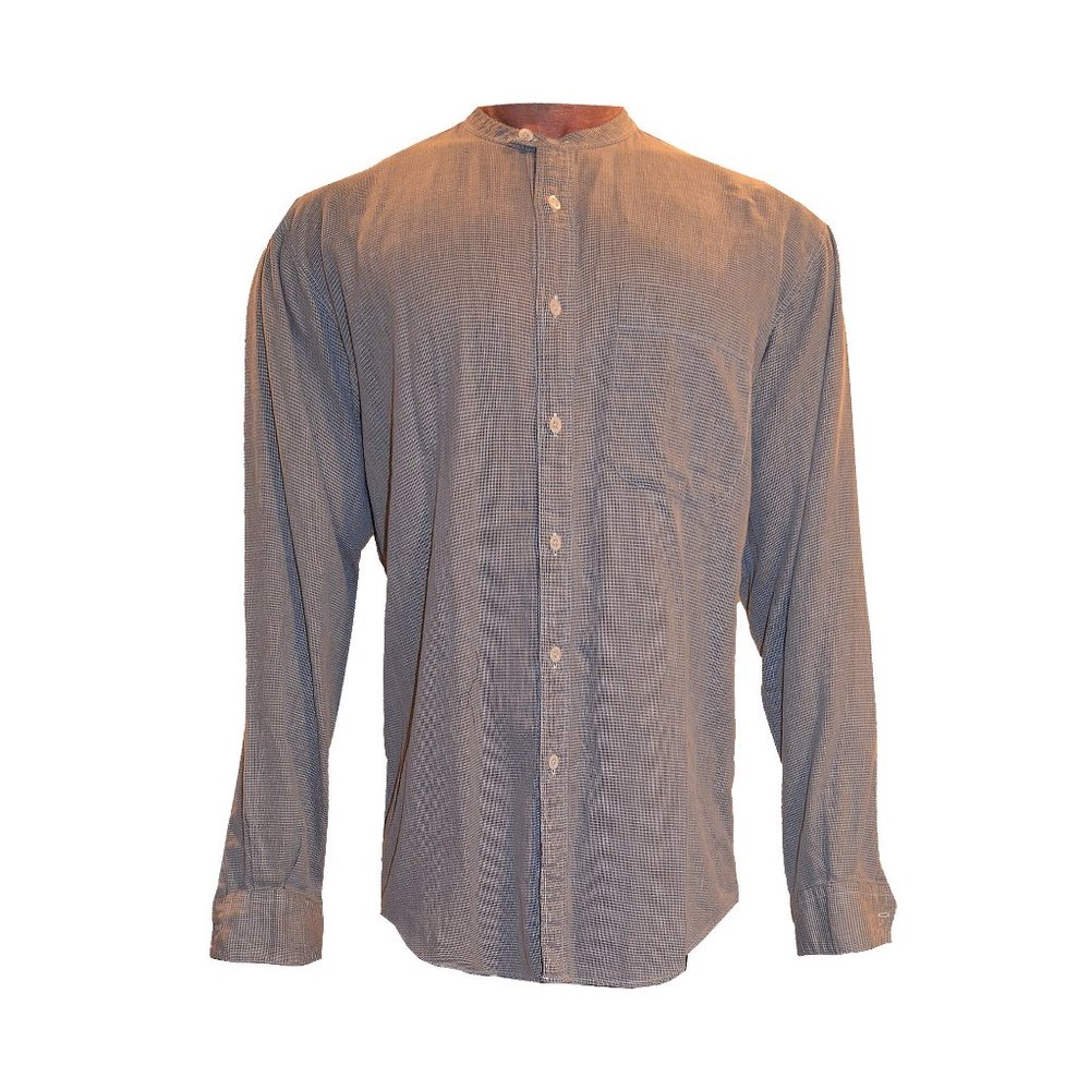 Armani Jeans Casual Collarless Shirt View 3